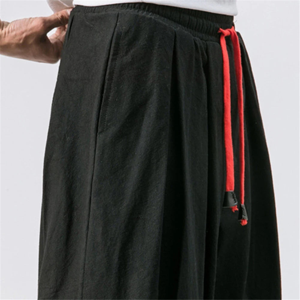 Oversize Men Loose Pants Autumn Chinese