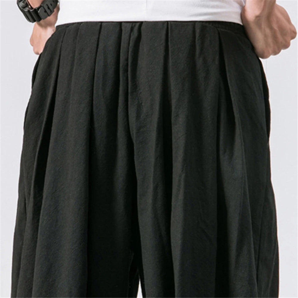 Oversize Men Loose Pants Autumn Chinese