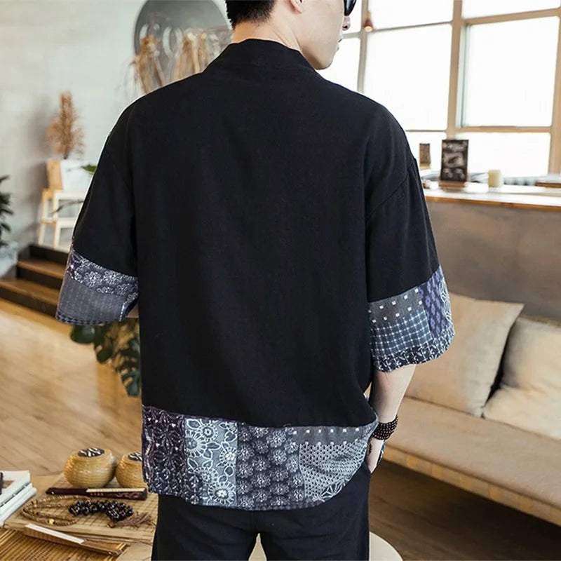 Japanese Kimono Men Cardigan Streetwear