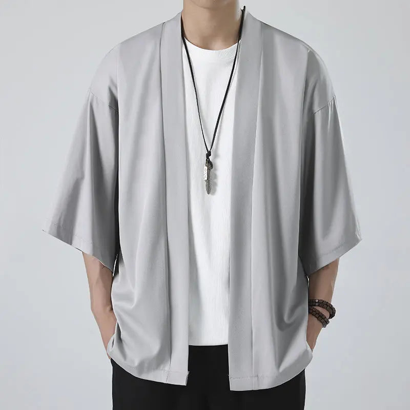 Japanese Kimono Streetwear Cardigan Shirt