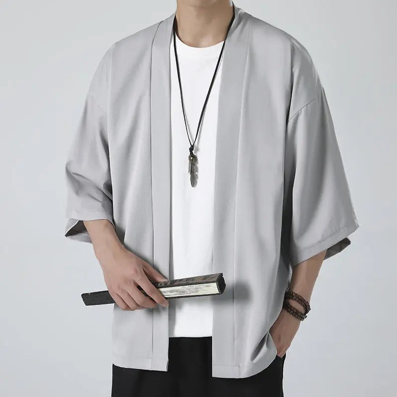 Japanese Kimono Streetwear Cardigan Shirt