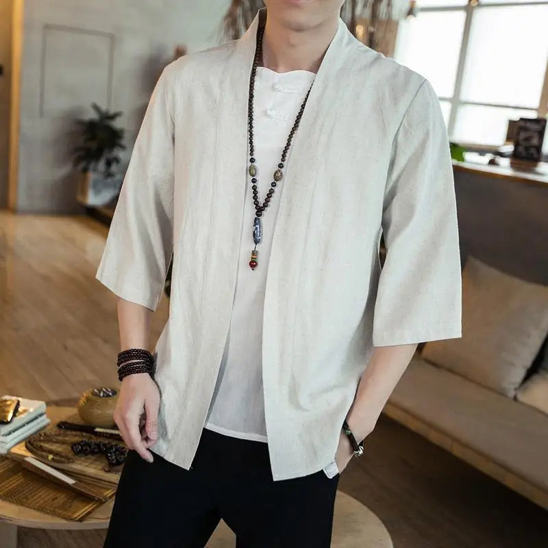 Japanese Kimono Men Cardigan Streetwear
