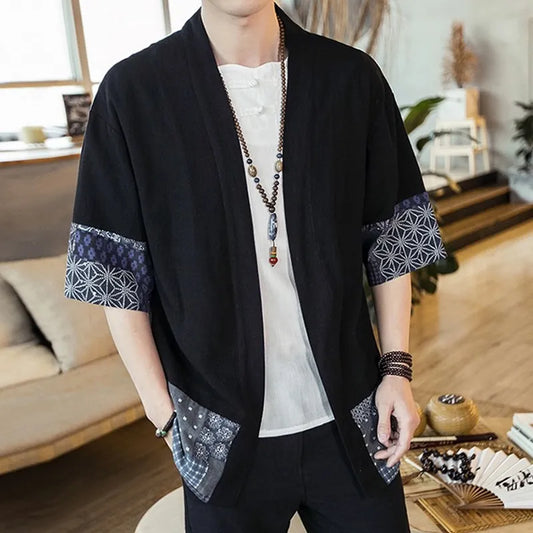 Japanese Kimono Men Cardigan Streetwear