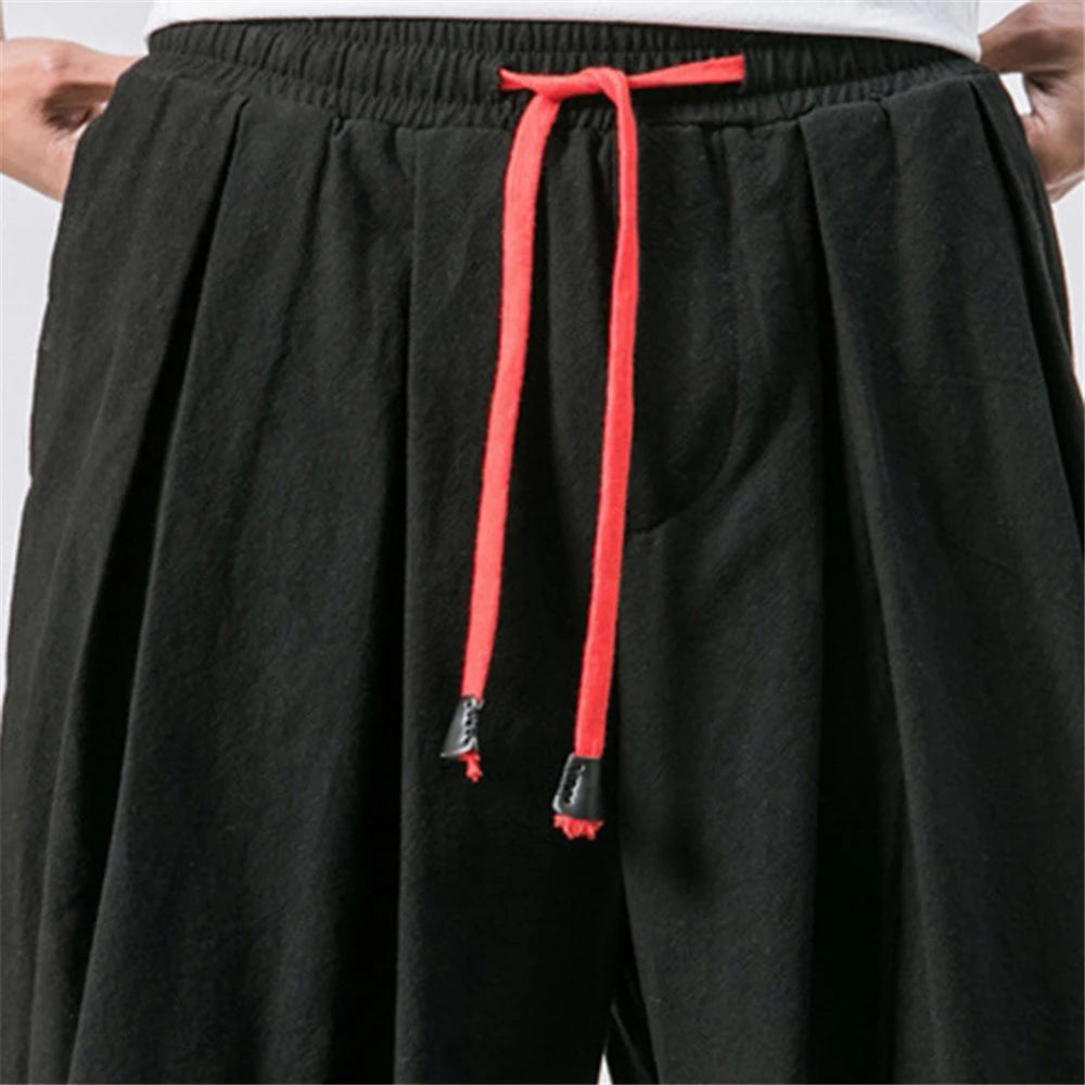 Oversize Men Loose Pants Autumn Chinese