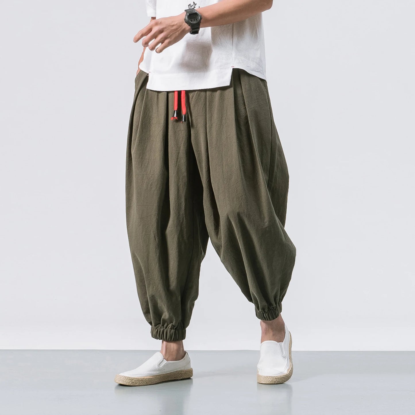 Oversize Men Loose Pants Autumn Chinese